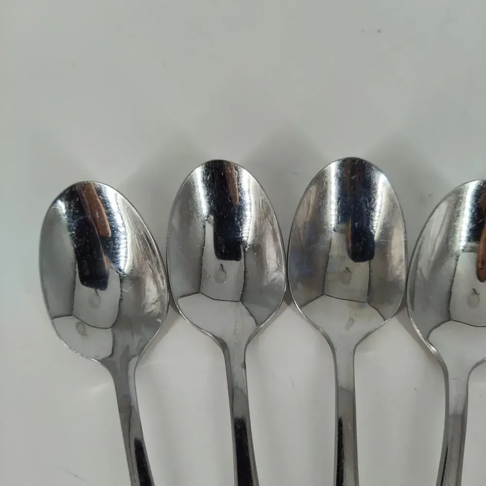 5X Tsp Oneida MOONCREST JENNIFER LUANN TRISTA Stainless TEASPOONS Flatware